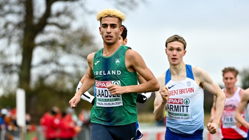 Abdel Laadjel was running at the Big East Meet in Chicago