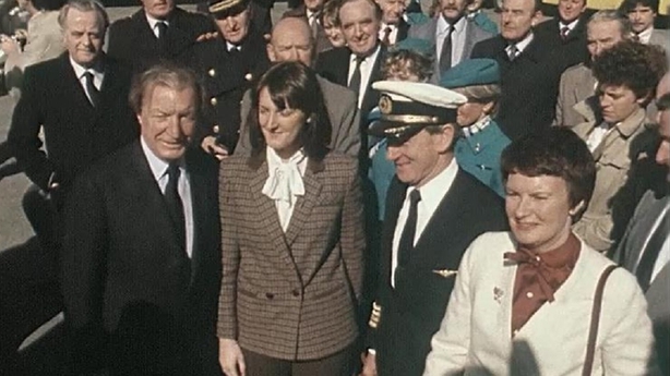 Taoiseach Charles Haughey leaves for the USA (15 March 1982)