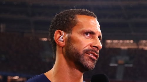 Ferdinand was working as a pundit during the Euros