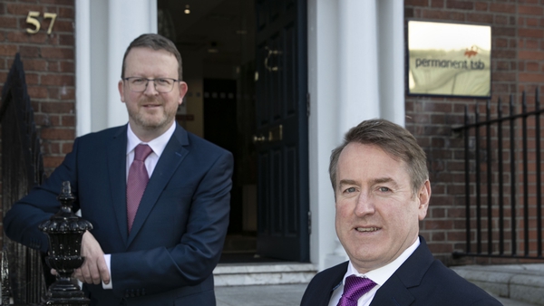 Permanent TSB's interim CFO Declan Norgrove and CEO Eamonn Crowley