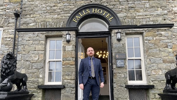 Falls Hotel general manager Michael McCarthy says exporting energy back to the national grid was the hotel's only source of income during Covid closures