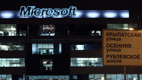 Microsoft's offices in Moscow in Russia