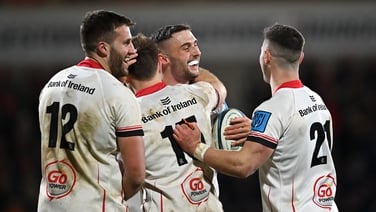 Video | Sexton try vs Cardiff | United Rugby Championship | RTÉ