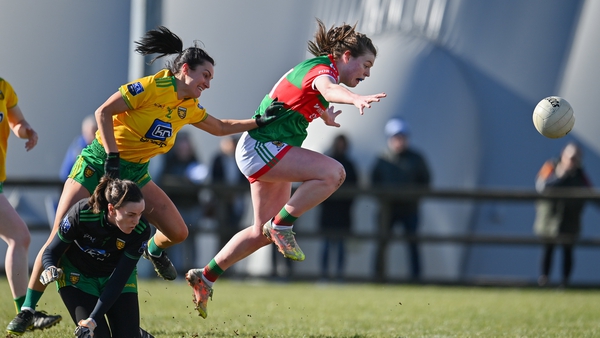 Sinead Walsh fires home Mayo's opening goal