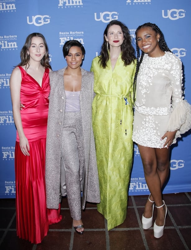 Alana Haim, Ariana DeBose, Caitriona Balfe and Saniyya Sidney attend the Virtuosos Award presentation during the 37th Annual Santa Barbara International Film Festival at Arlington Theatre on March 5, 2022 in Santa Barbara, California. (Photo by Tibrina Hobson/Getty Images for SBIFF)