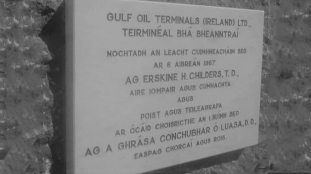 Whiddy Island commemorative stone, 1967