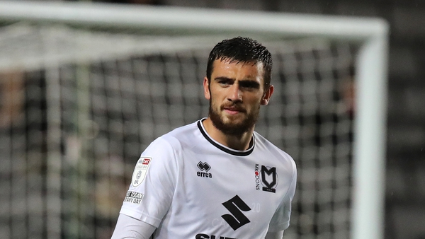 Parrott scored twice for MK Dons in their 3-1 win tonight