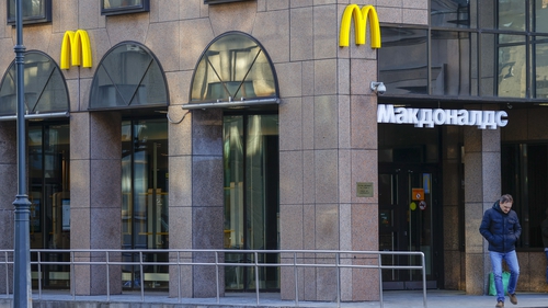 McDonalds is one of the brands that has pulled back from the Russian market in protest against its invasion of Ukraine