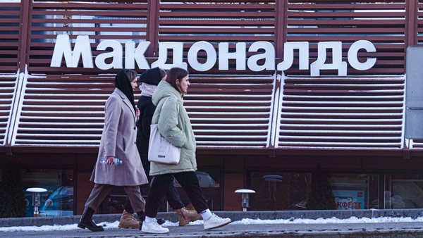 McDonald's temporarily closed its restaurants in Russia in March after Russia sent troops to Ukraine