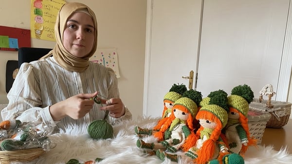 Arzu Gorbil has been handcrafting crochet dolls, including a new range for St Patrick's Day