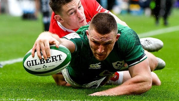 Conway scored two tries in the Six Nations opener against Wales last month