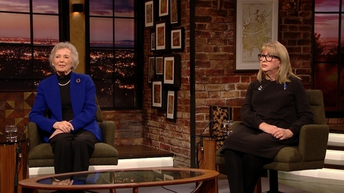 Mary Robinson and Mary McAleese were speaking on The Late Late Show