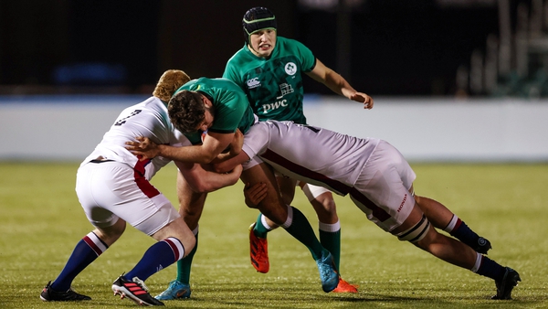 Ireland started slowly but took control of the game midway through the first half