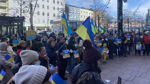 Rally was held in Cork today