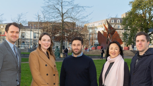 Ricky Conneely, Regional Development Officer, IDA Ireland, Aileen Rose Fleming, Project Executive IDA Ireland, Josh Builder, CTO, Signify Health, Susan Yun, Chief People Officer, Signify Health and Kyle Armbrester, CEO Signify Health