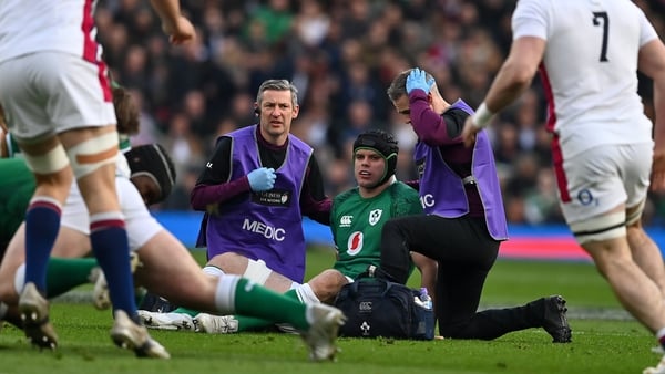 James Ryan will not feature this weekend after suffering a head injury against England