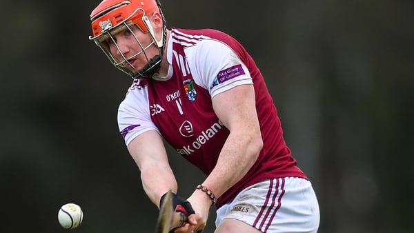 Conor Whelan in Fitzgibbon Cup action for NUIG in 2019
