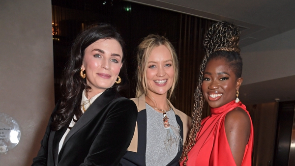 Aisling Bea, Laura Whitmore and Special Recognition winner Clara Amfo. Photo: Getty