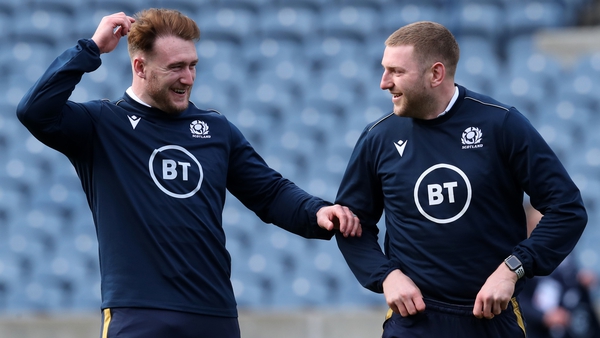 Stuart Hogg and Finn Russell are part of Scotland's leadership group