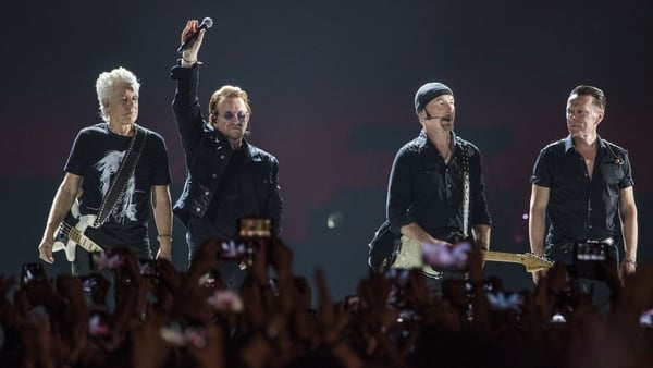 U2 (pictured during their show in Mumbai in December 2019) are 