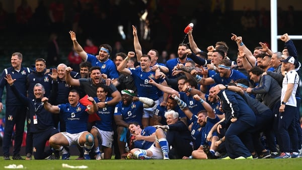 Italian joy in Cardiff after their last-gasp victory