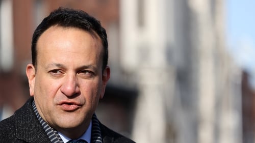 Tánaiste Leo Varadkar said the fact the UK government is 'talking openly about breaching international law is a matter of concern'