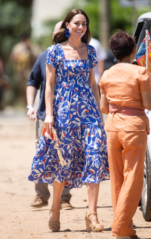 Kate Middleton dazzles in blue summer dress on trip to Belize