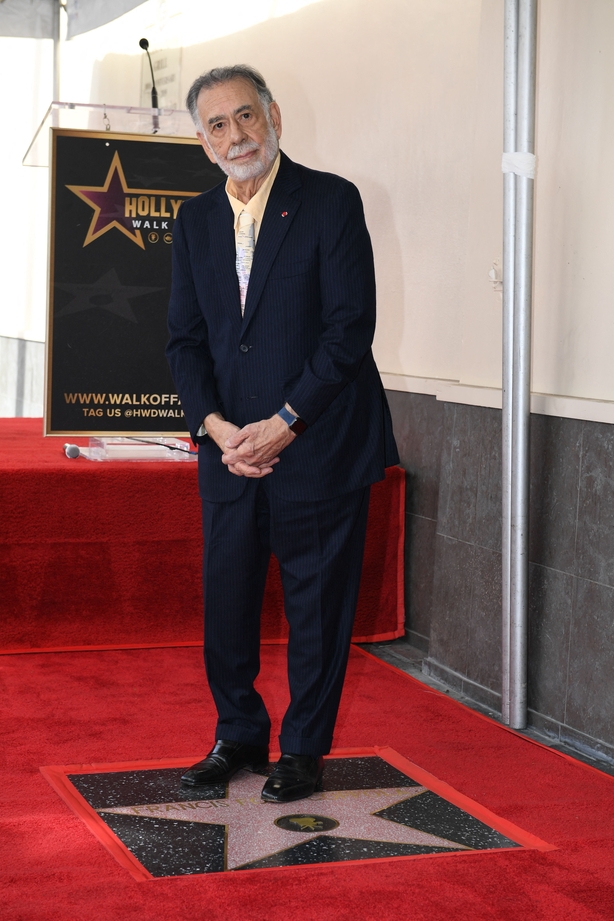 Francis Ford Coppola receives star on Hollywood Walk of Fame