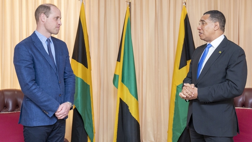 Andrew Holness told Prince William that Jamaica is 'moving on' and wants to be independent