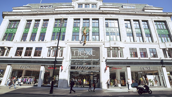 Next said that over the 13 weeks to April its store sales were up 285% - most of its stores were shut for most of the quarter last year