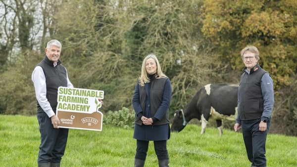 Jim Bergin, CEO, Glanbia Ireland with Jennifer English, global brand director at Baileys and John Murphy, chairman, Glanbia Ireland