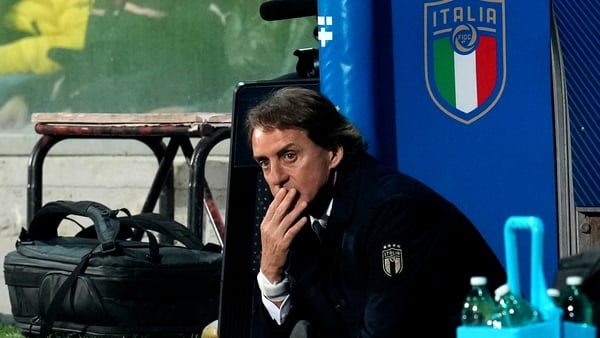North Macedonia are ranked 61 places below Mancini's Italy
