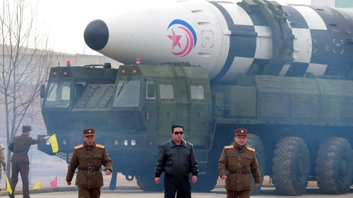 Kim Jong-un is said to have personally supervised the missile launch