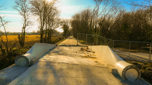 Coming soon: the blade bridge on the Midleton to Youghal Greenway