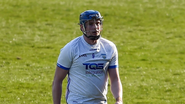 Waterford's Austin Gleeson leaves the field after being sent off against Wexford