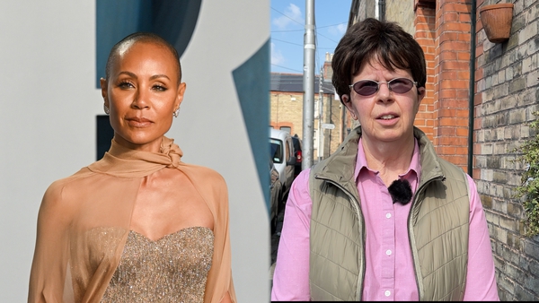 Alopecia Ireland's Paddy Pender (right) said it's a shame Jada Pinkett-Smith (left) became the butt of a joke at the Oscars.