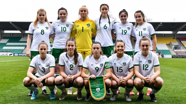 The Republic of Ireland Under-17 team that fell to a 4-1 defeat to Iceland at Tallaght Stadium