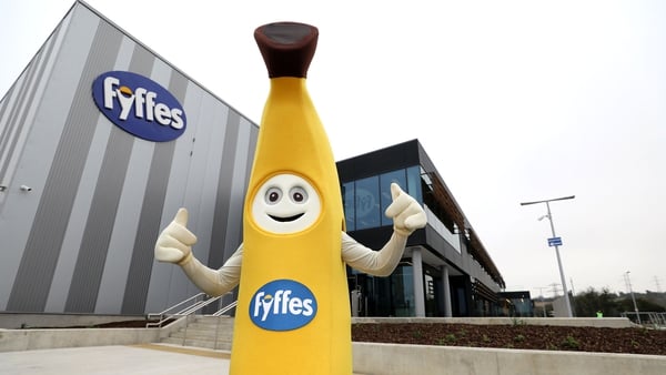 When operating at full capacity the new centre in Balbriggan will have an output of over 7 million bananas a week