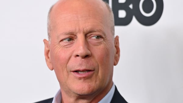 US actor Bruce Willis who annouced that he is stepping away from acting due to aphasia