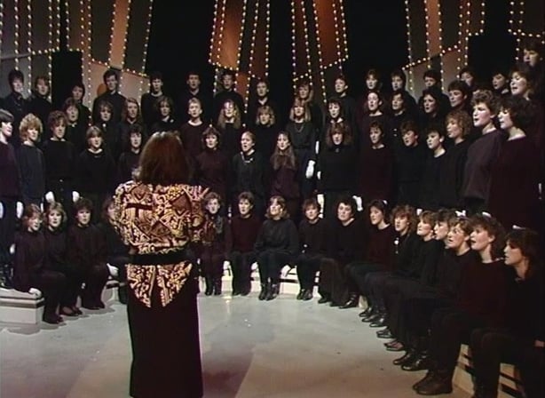 Carysfort Speech Jazz Choir on The Late Late Show (1987)