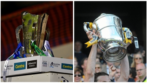 The trophies on offer in Munster and Leinster