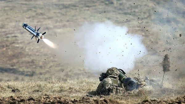 The Javelin missile, which has been used by Ukraine against Russian tanks, can be fired by one person (file pic)