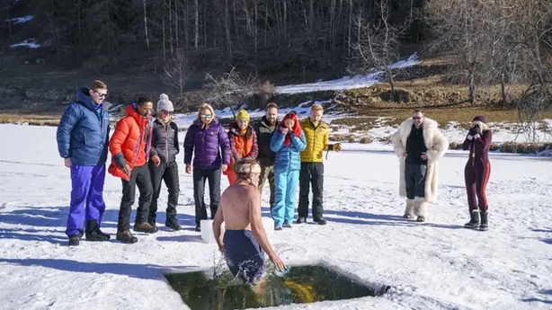 Taking an icy dip (BBC/Hungry Bear Media/Pete Dadds/PA)