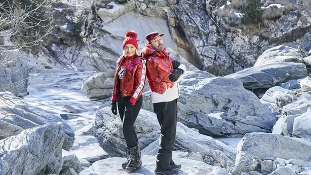 Holly Willoughby and Lee Mack (BBC/Hungry Bear Media/Pete Dadds/PA)