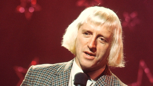 Jimmy Savile presenting Top of the Pops in the early 1970s