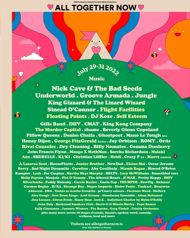 Full lineup for All Together Now 2022 revealed