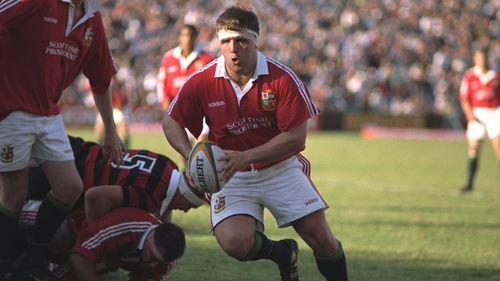 Tom Smith in action for the Lions against the Eastern Province in Port Elizabeth, South Africa, back in 1997