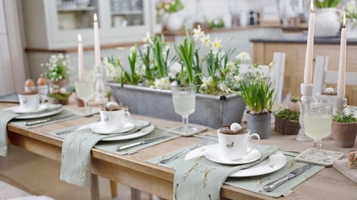Great table-dressing ideas, from super stylish to darling, and almost too good to eat off, says Sam Wylie-Harris.