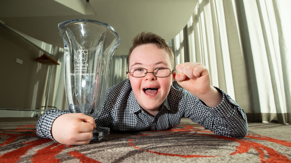 11-year-old Pádraig is Limerick Person of the Year