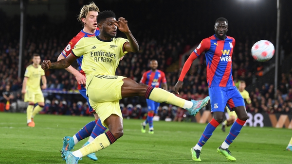 Partey sustained his injury against Crystal Palace on Monday